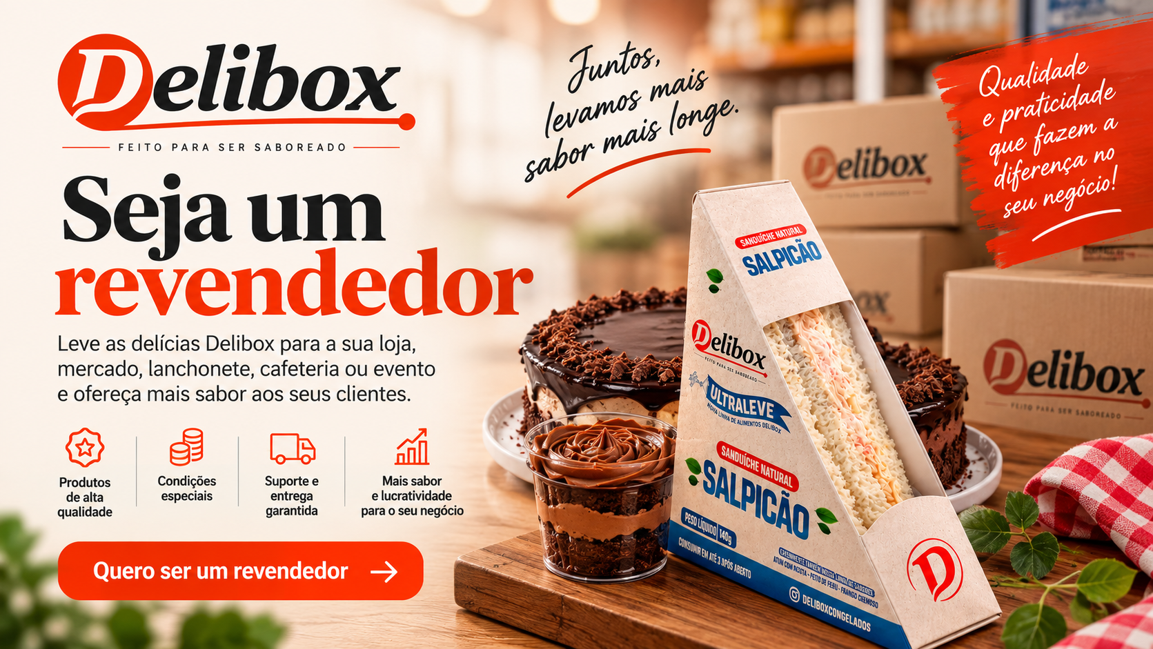 Seja um Revendedor Delibox — leve o sabor de comida feita em casa para seus clientes
